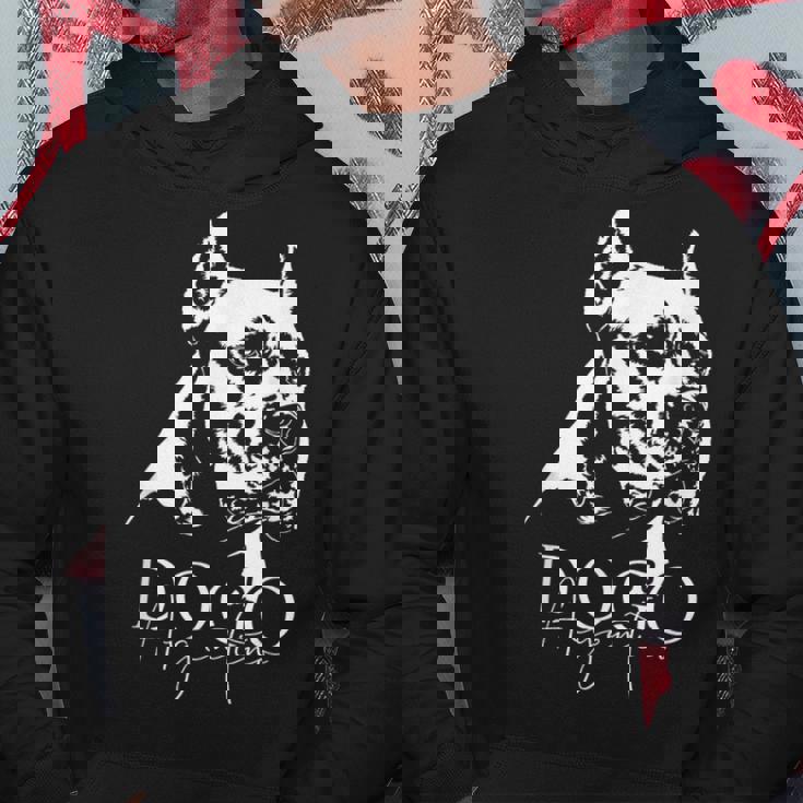 Dogo Argentino Dog Portrait Dog Hoodie Lustige Geschenke