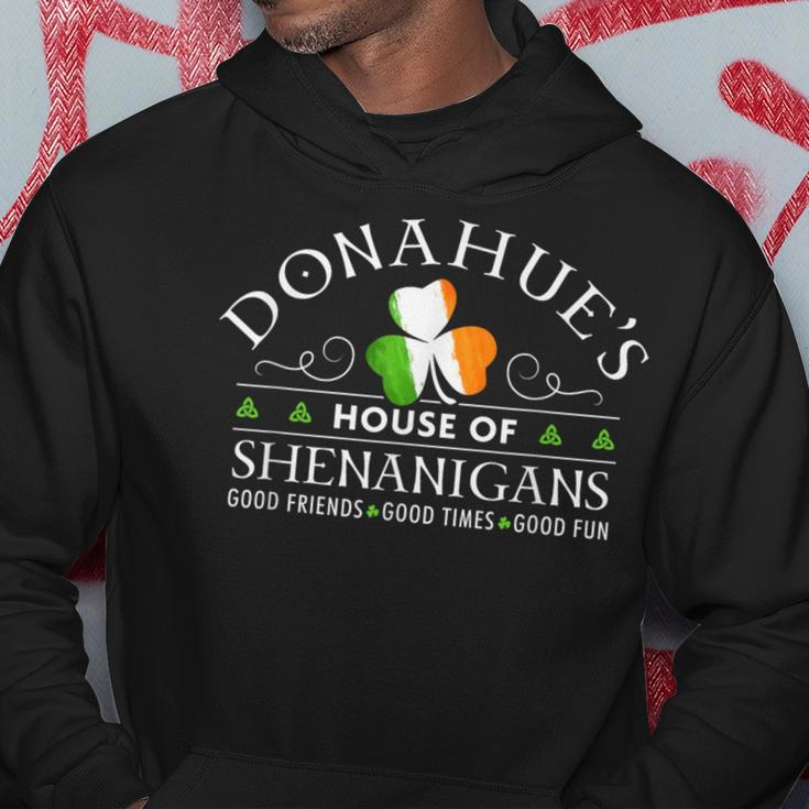 Donahue House Of Shenanigans Irish Family Name Hoodie Funny Gifts