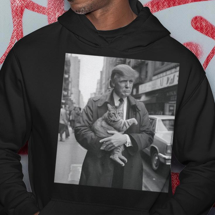 Donald Trump And Cat In Nyc Hoodie Unique Gifts