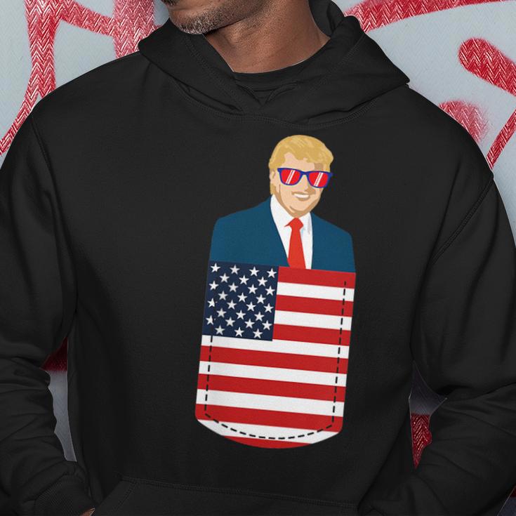 Donald Trump Pocket 2020 Election Usa Maga Republican Hoodie Unique Gifts