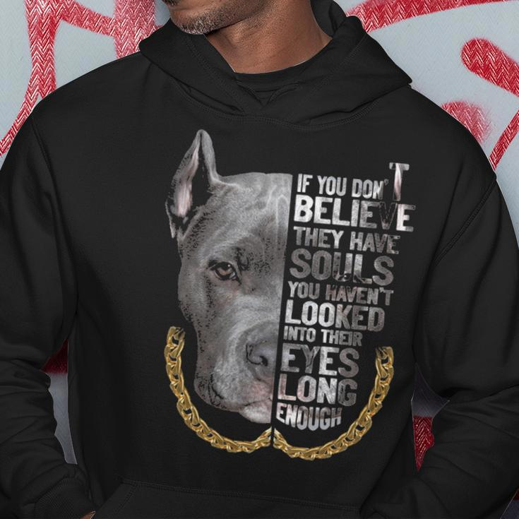 If You Don't Believe They Are Souls I Love Pitbull Dog Lover Hoodie Unique Gifts