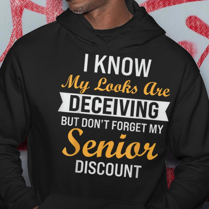 Don't Forget My Senior Discount Old People Hoodie Personalized Gifts