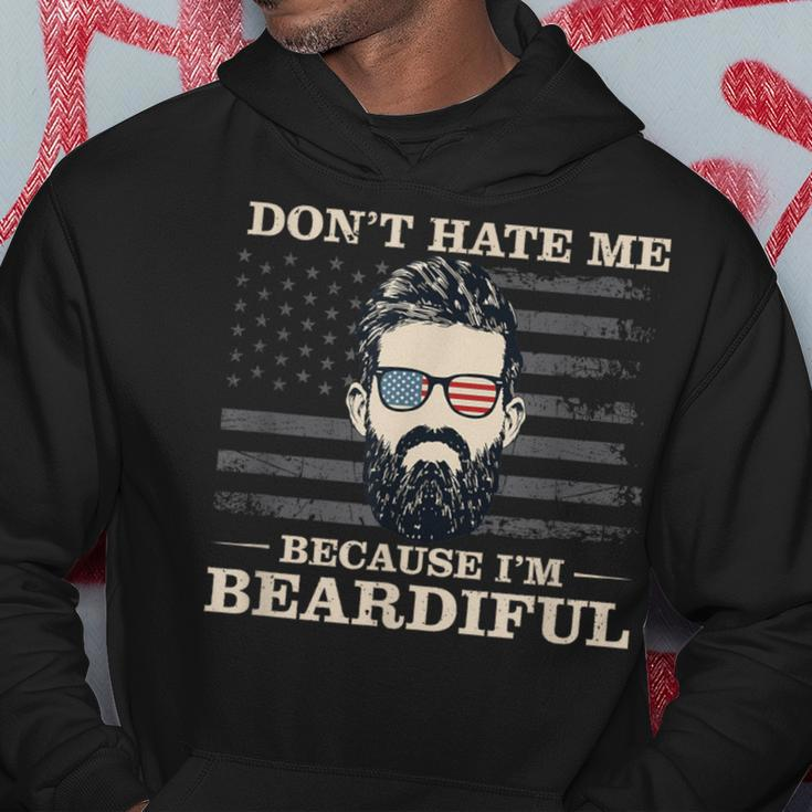 Don't Hate Me Because I'm Beardiful Beard Hoodie Unique Gifts