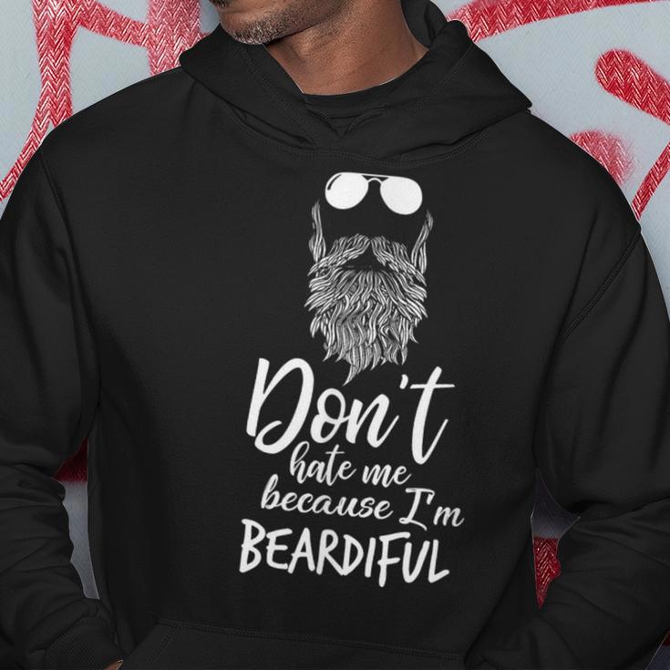 Don't Hate Me Because I'm Beardiful Beard Hoodie Unique Gifts