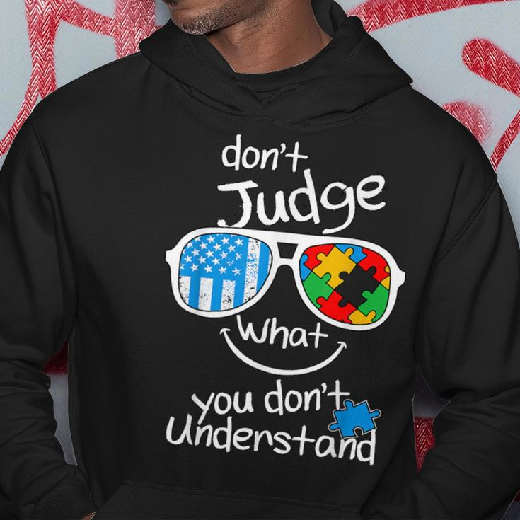 Don't Judge What You Don't Understand Autism Awareness Month Hoodie Unique Gifts
