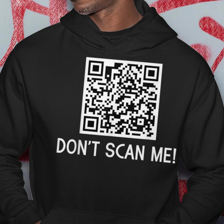 Don't Scan Me Qr Scan Code Joke Hoodie Unique Gifts