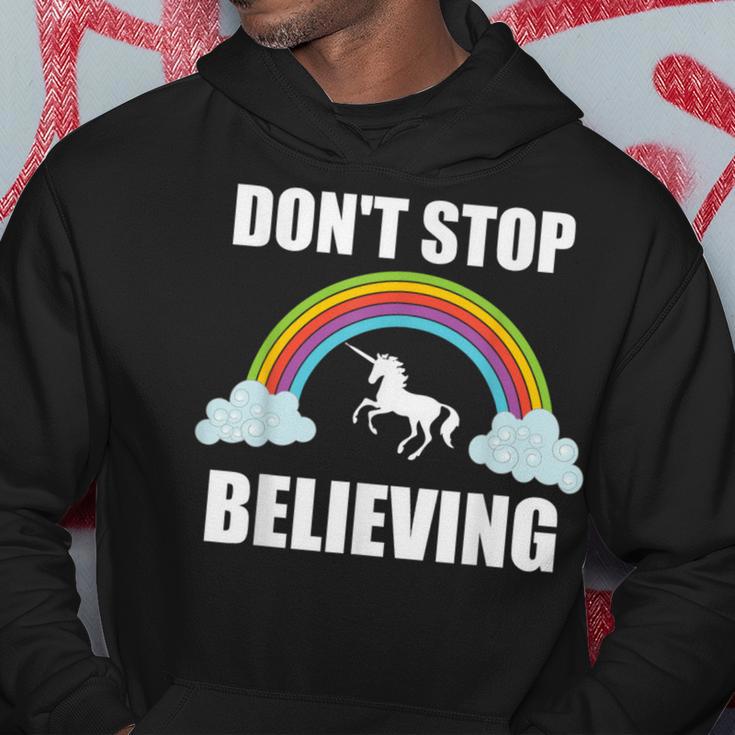 Don't Stop Believing UnicornUnicorn Lover Hoodie Unique Gifts