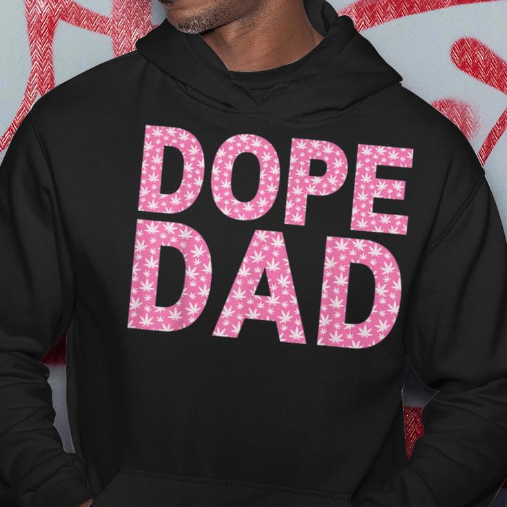 Dope Dad Weed Father's Day Smoking Father Daddy Hoodie Unique Gifts