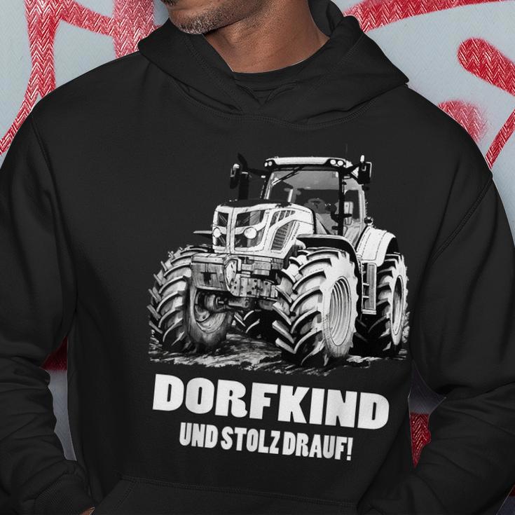 Dorfkind Traktor Landwirt & Bauern Trecker Geschenk Kapuzenpullover Lustige Geschenke