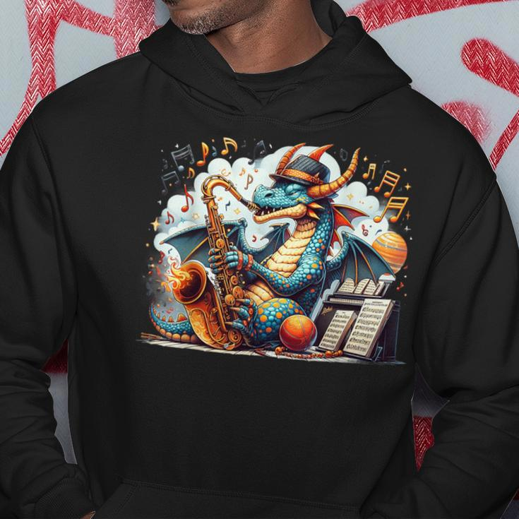Dragons With The Soulful Sound Of Jazz Hoodie Unique Gifts
