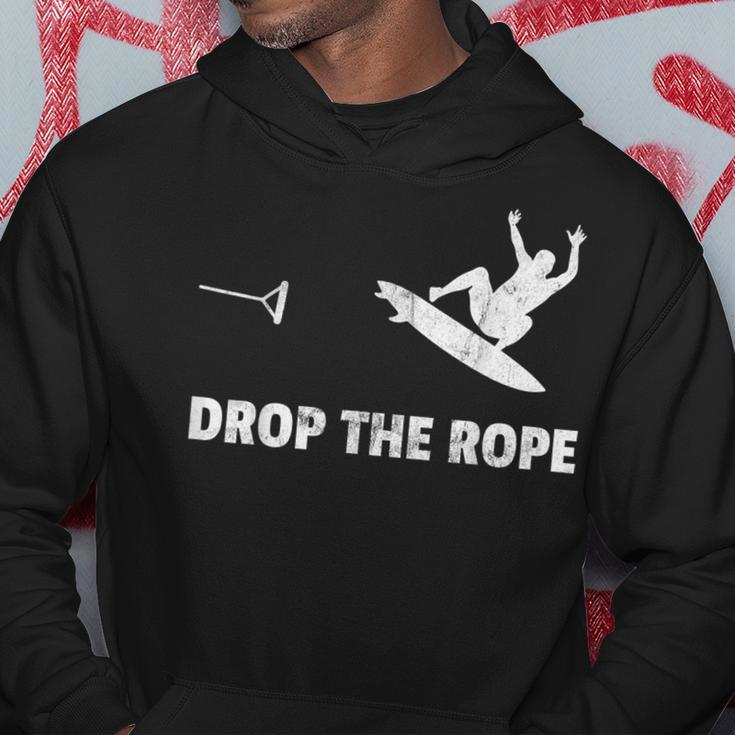 Drop The Rope Wakesurfing Wakesurf Vintage Wake Surf Hoodie Unique Gifts