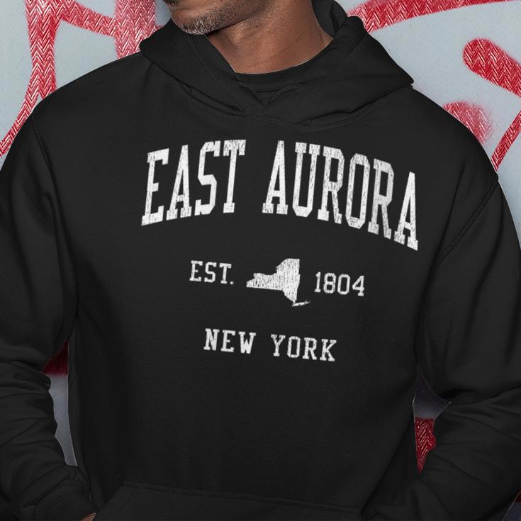 East Aurora Ny Vintage Athletic Sports Js01 Hoodie Unique Gifts