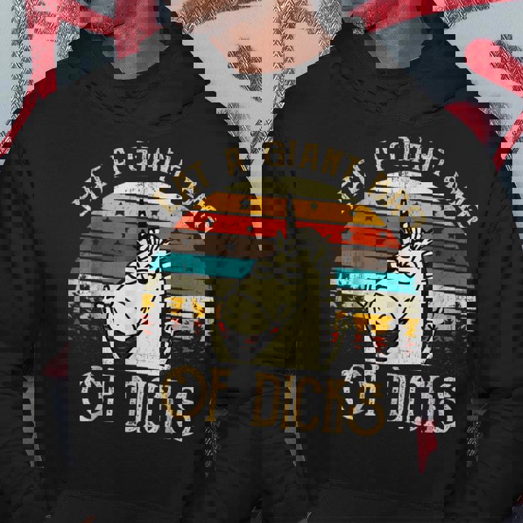 Eat A Giant Bag Of Dicks Einhorn Lustiger Spruch Hoodie Lustige Geschenke