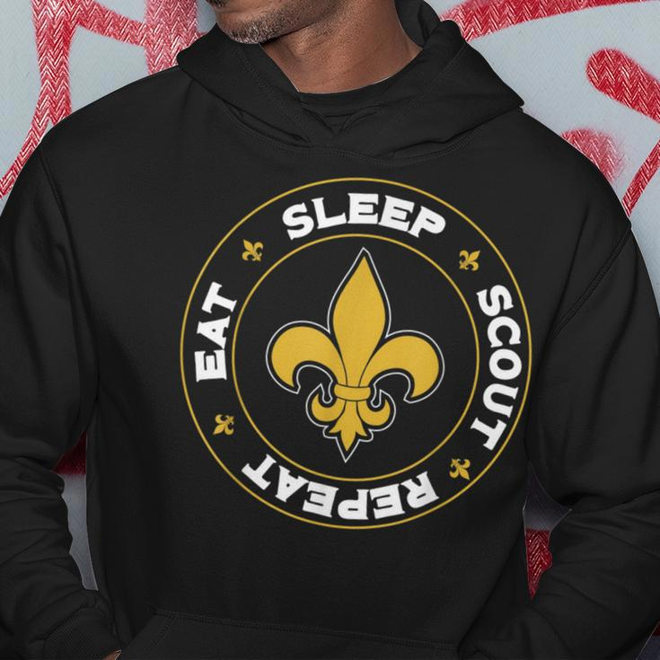 Eat Sleep Scout Repeat Scouting Hoodie Unique Gifts