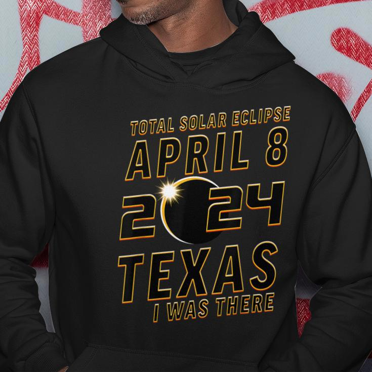 EclipseApril 8 2024 Texas I Was There Eclipse Hoodie Unique Gifts