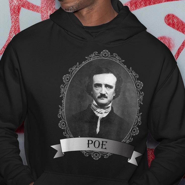 Edgar Allan Poe Portrait Hoodie Lustige Geschenke