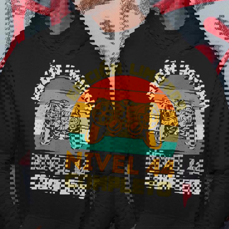 Edición Limitada Nivel 44 Completo Gamer Cumpleaños 44 Años Sudadera Regalos divertidos