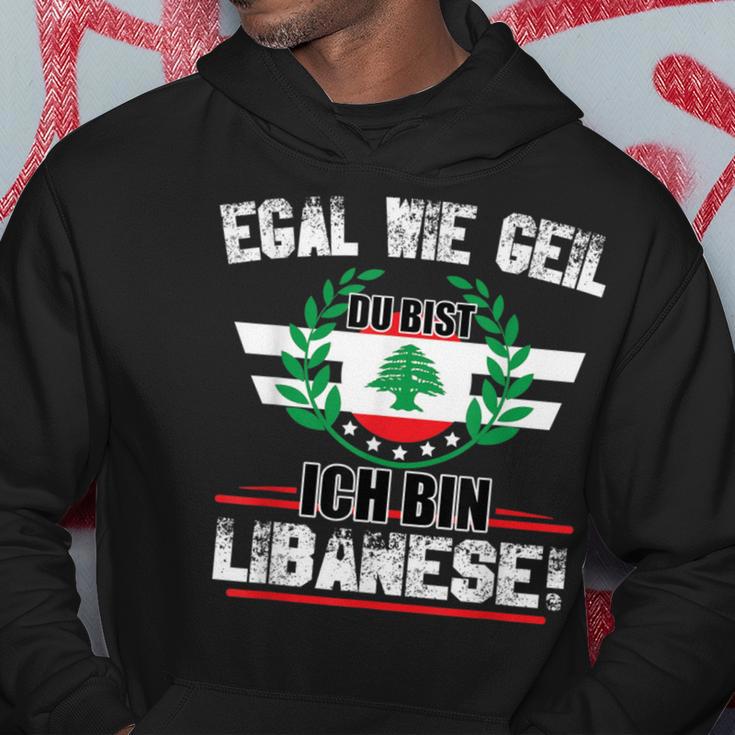 Egal Wie Geil Du Bist Ich Bin Lebanese Kapuzenpullover Lustige Geschenke