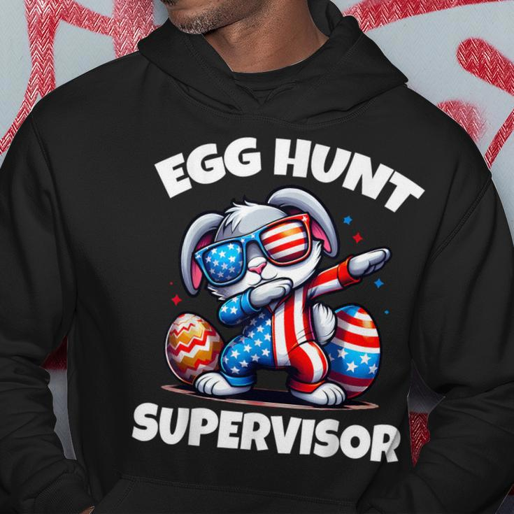 Egg Hunt Supervisor Boys Toddler Easter 2024 Family Matching Hoodie Unique Gifts