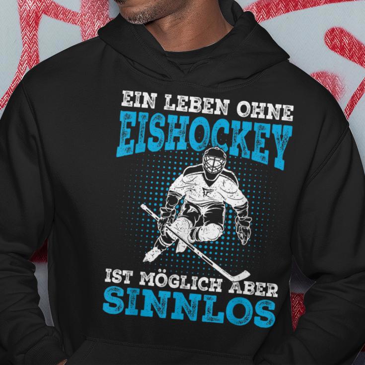 Ein Leben Ohne Eishockey Slogan Ice Hockey Player Hoodie Lustige Geschenke