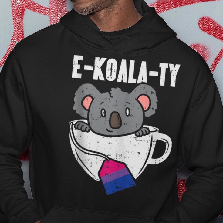 Ekoalaty Bisexual Pride Flag Equality Animal Lgbtq Bi Hoodie Unique Gifts