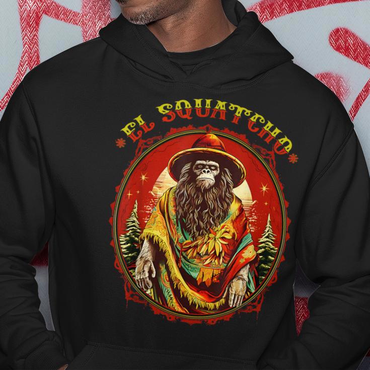 El Squatcho Poncho – Western Bigfoot Sasquatch Hoodie Unique Gifts