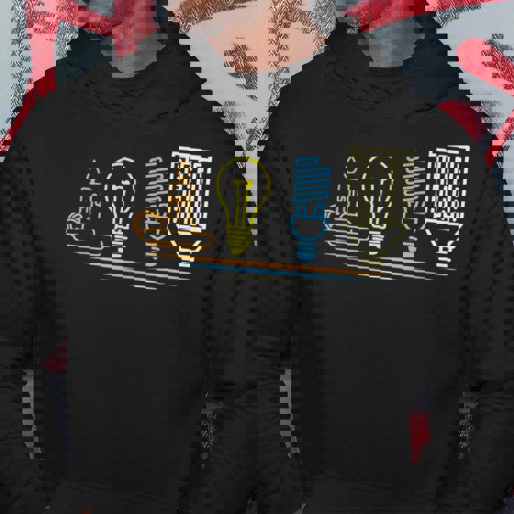 Eléctrico Ingeniero Iluminación Electricidad Electricista Sudadera Regalos divertidos