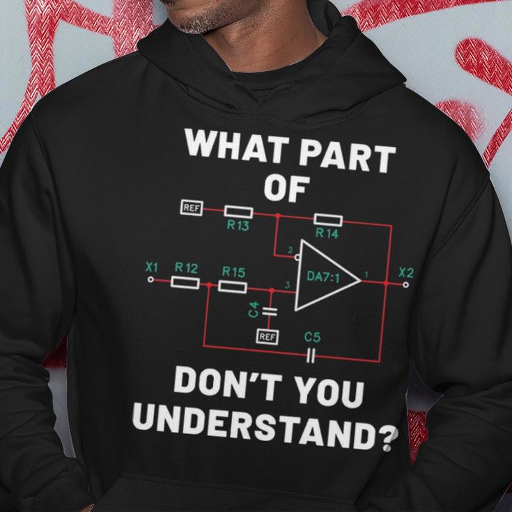Electronic Diagram Electrical Engineer Hoodie | Mazezy