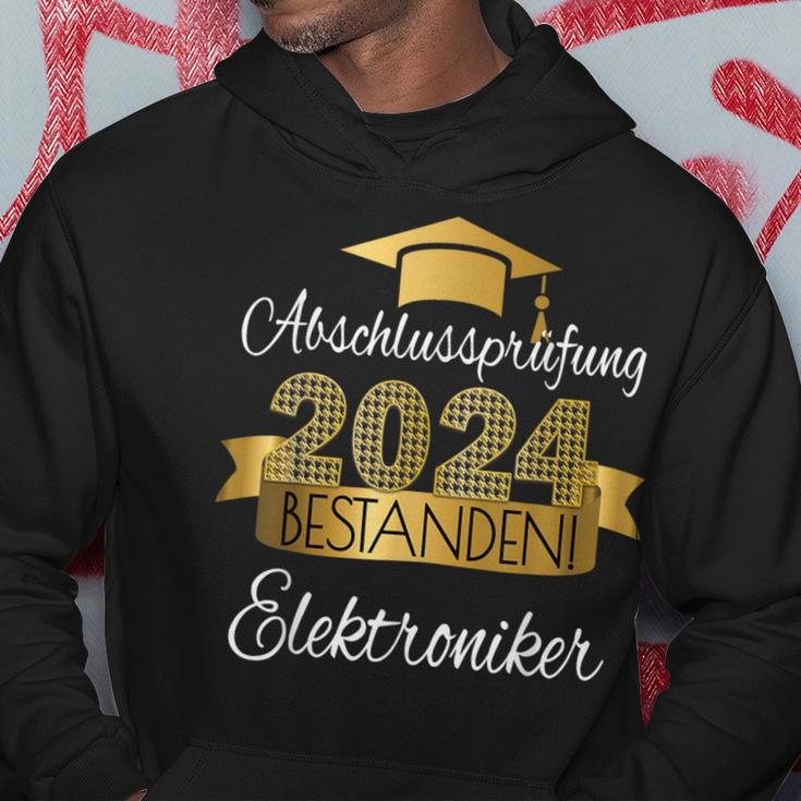 Elektroniker I Prüfung Bestanden Ausgelernt Dual Training Hoodie Lustige Geschenke