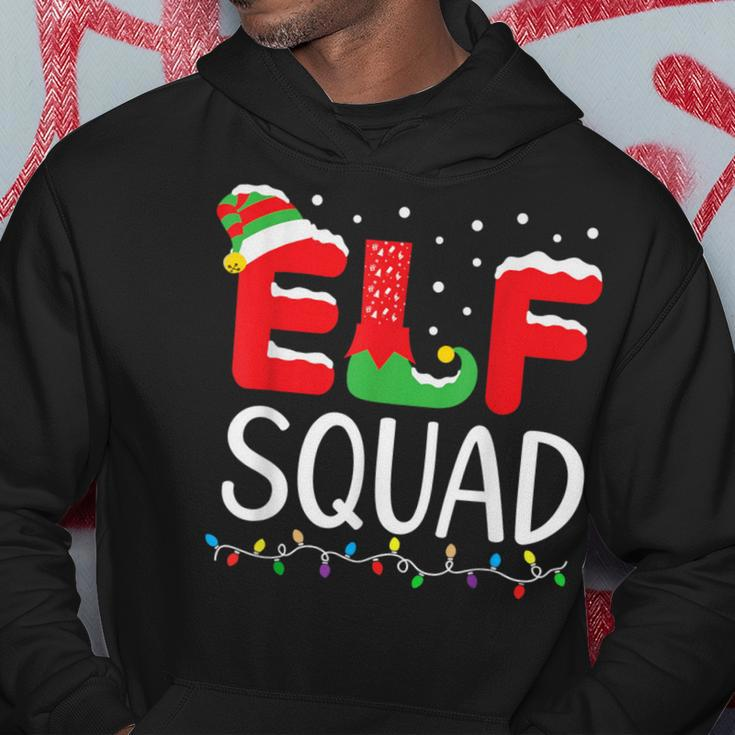 Elf Family Christmas Matching Pajamas Xmas 2023 Elf Squad Hoodie Funny Gifts