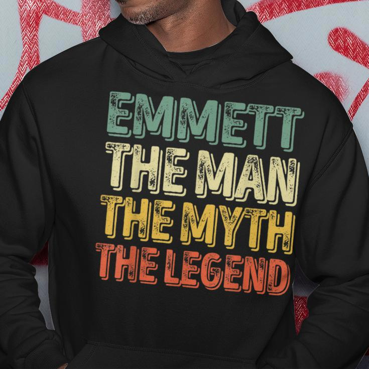 Emmett The Man The Myth The Legend First Name Emmett Hoodie Funny Gifts