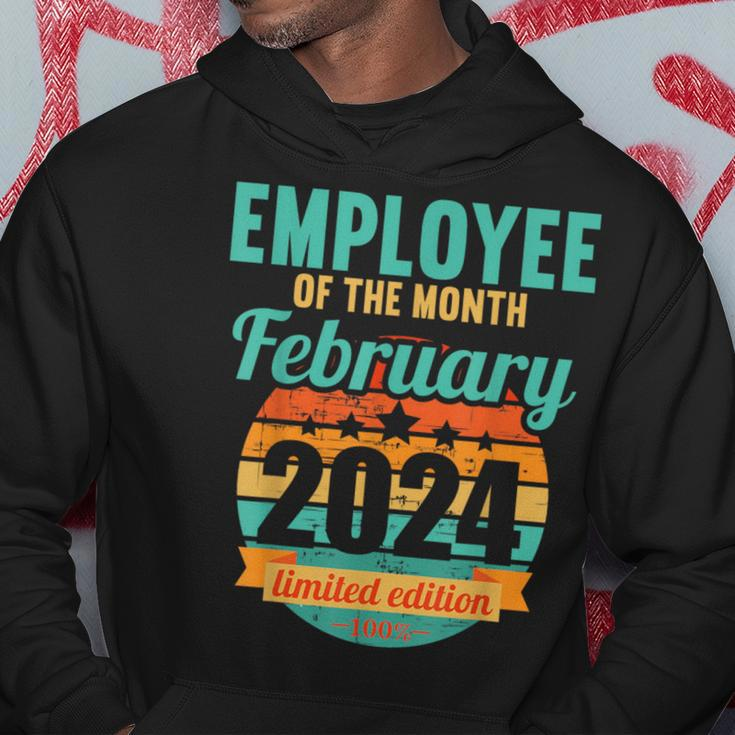 Employee Of The Month February 2024 Hoodie Unique Gifts