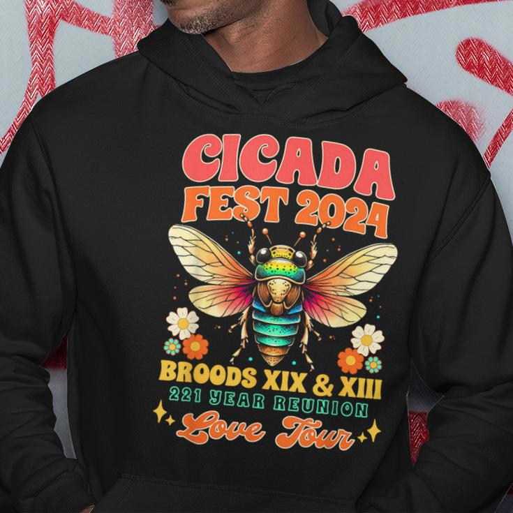 Entomology Cicada Lover Cicada Fest 2024 Broods Xix & Xiii Hoodie Unique Gifts