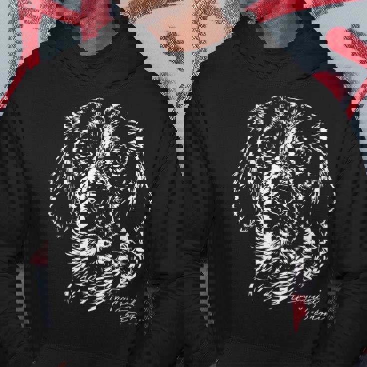 Epagneul Breton Perros Perros Perros Caza Perro Deportrait Sudadera Regalos divertidos