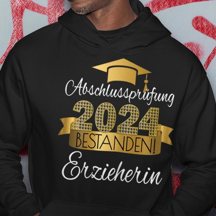 Erzieherin I Prüfung Bestanden Ausgelernt Study Training Hoodie Lustige Geschenke