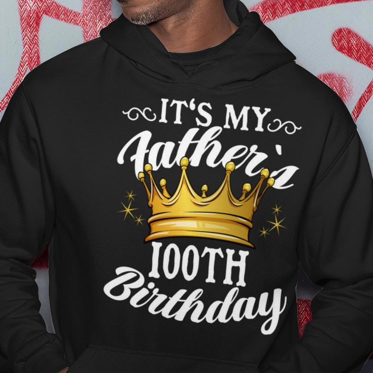 Es Ist Der 100 Geburtstagon Crown 100 Geburtstag Hoodie Lustige Geschenke