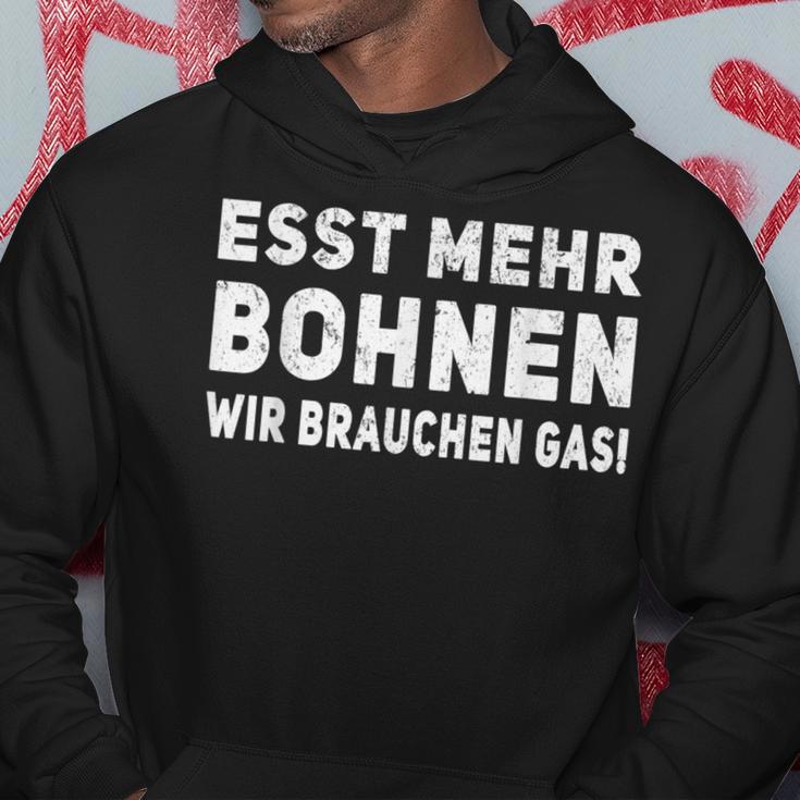 Esst Mehr Bohnen Wir Braucht Gas German Language Black S Hoodie Lustige Geschenke