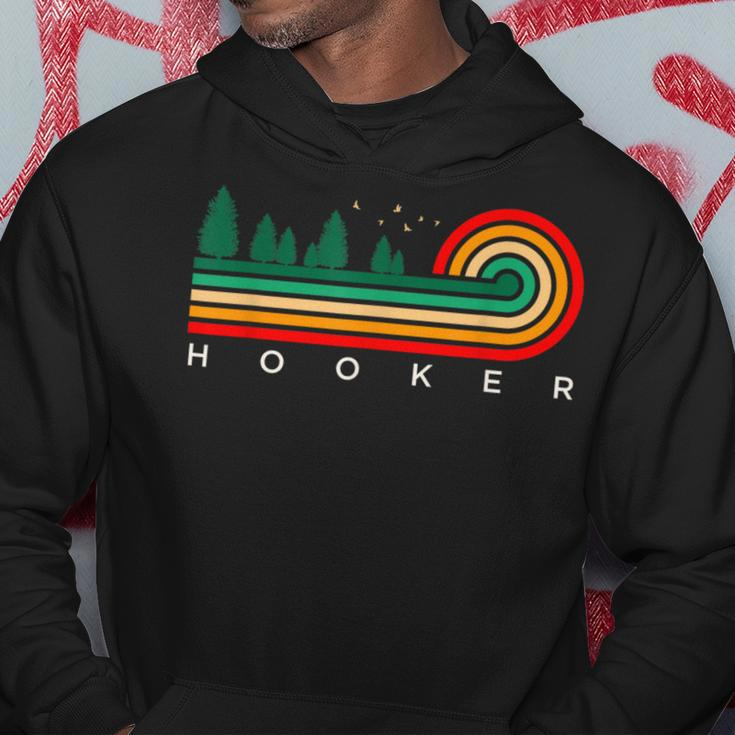 Evergreen Vintage Stripes Hooker Oklahoma Hoodie Unique Gifts