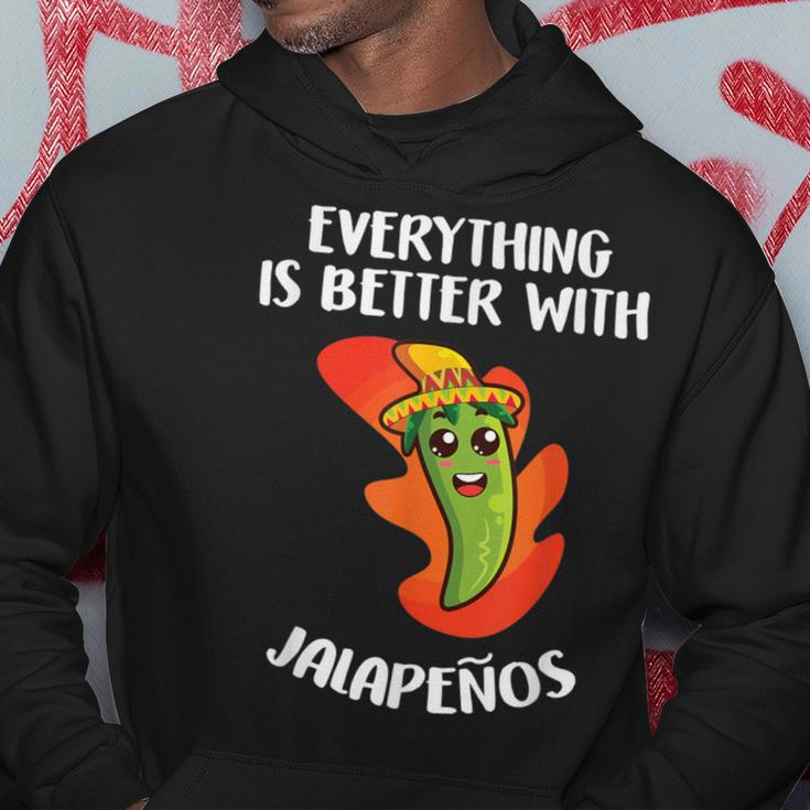 Everything Is Better With Jalapenos Mexican Food Lover Hoodie Unique Gifts