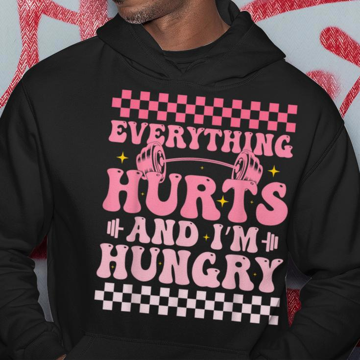 Everything Hurts And Im Hungry Workout Gym Fitness Hoodie Funny Gifts