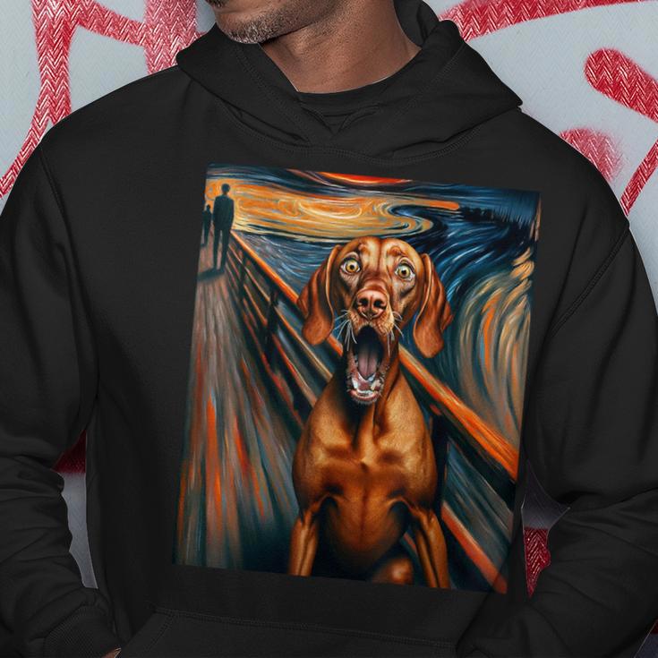 Expressionist Artsy Vizsla Dog Artistic Vizsla Hoodie Unique Gifts