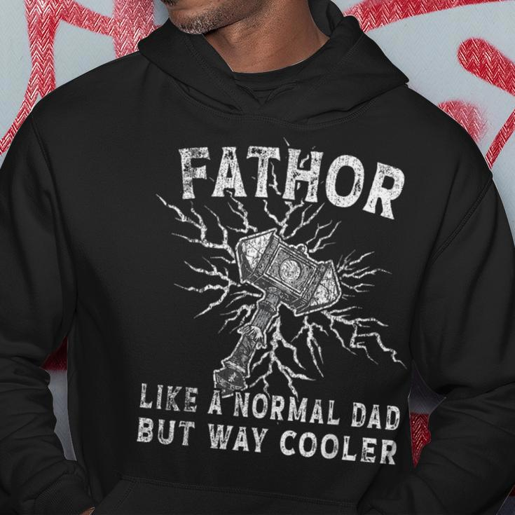 Fa-Thor Like Dad But Way Cooler Viking Father's Day Fathor Hoodie Unique Gifts