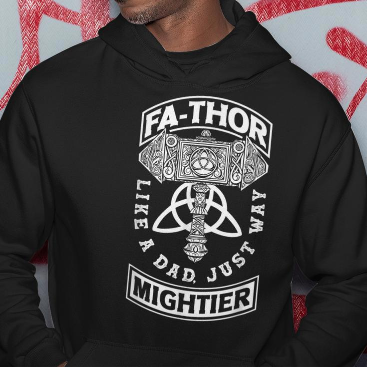 Fa-Thor Like A Dad Just Way Mightier Viking Father's Day Hoodie Unique Gifts