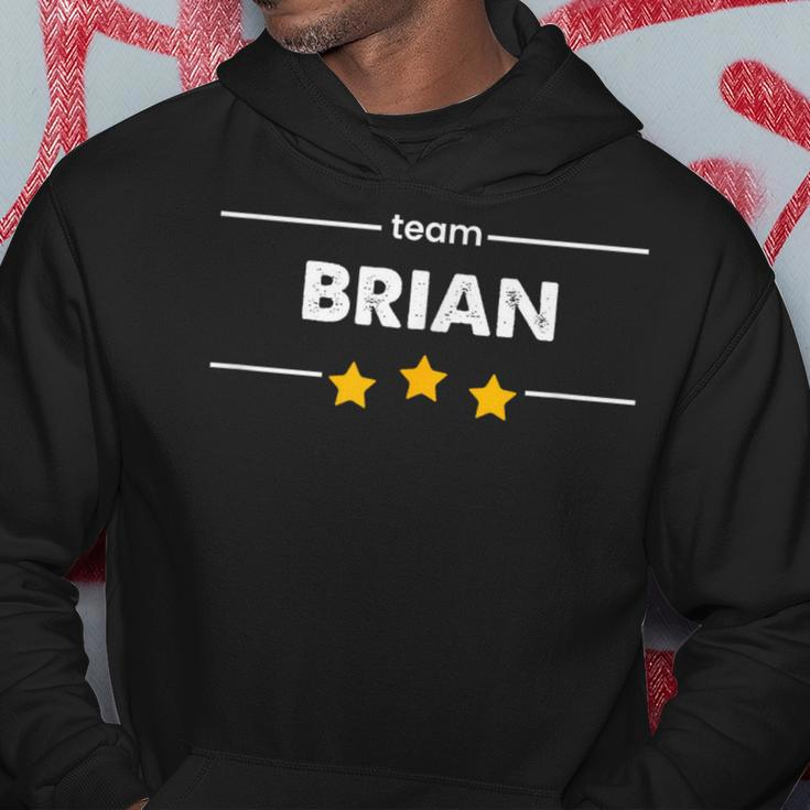 Family Name Surname Or First Name Team Brian Hoodie Funny Gifts