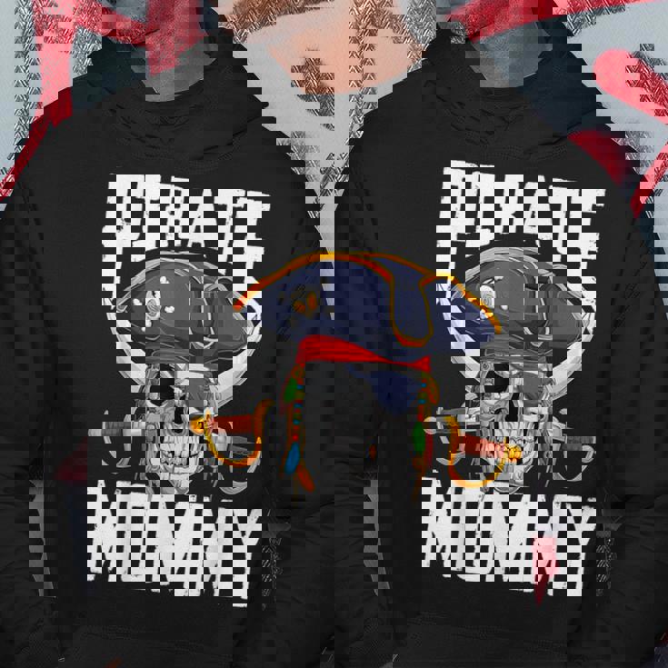 Family Skull Pirate Mommy Jolly Roger Crossbones Flag Hoodie Personalized Gifts