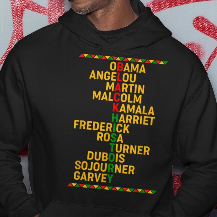 Famous African American Leader Culture Black History Month Hoodie Unique Gifts