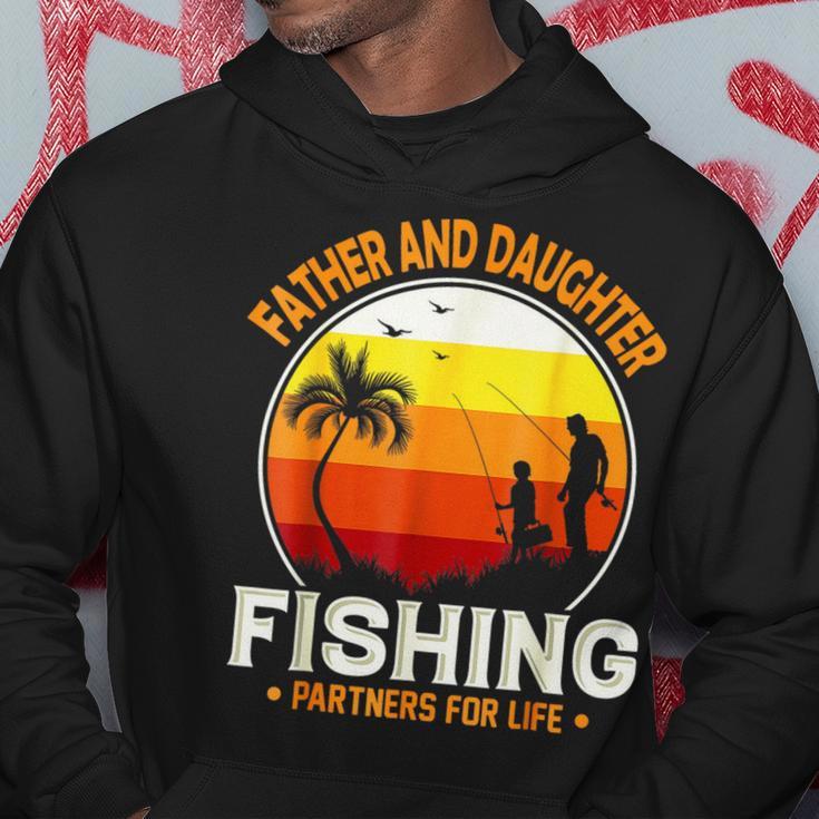 Father Daughter Fishing Partner For Life Best Father's Day Hoodie Funny Gifts
