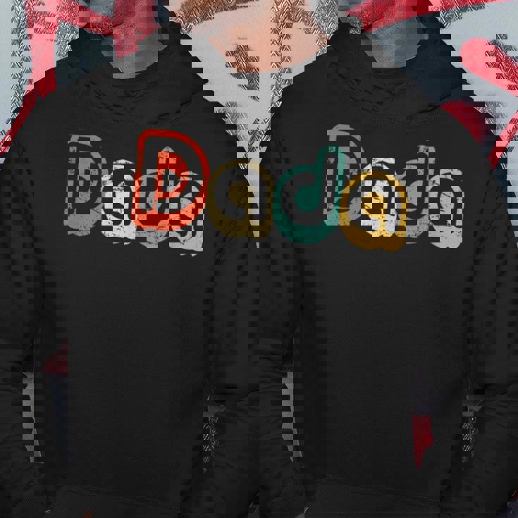 Father's Day For New Dad 2024 Him Papa Grandpa Retro Dada Hoodie Funny Gifts