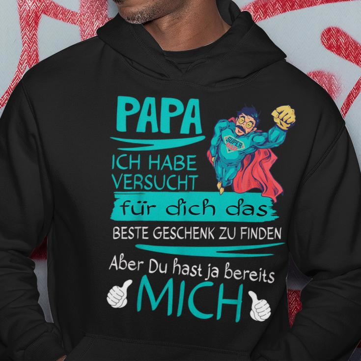 Father's Day Papa Superheroersucht Das Beste Geschenk Father S Kapuzenpullover Lustige Geschenke