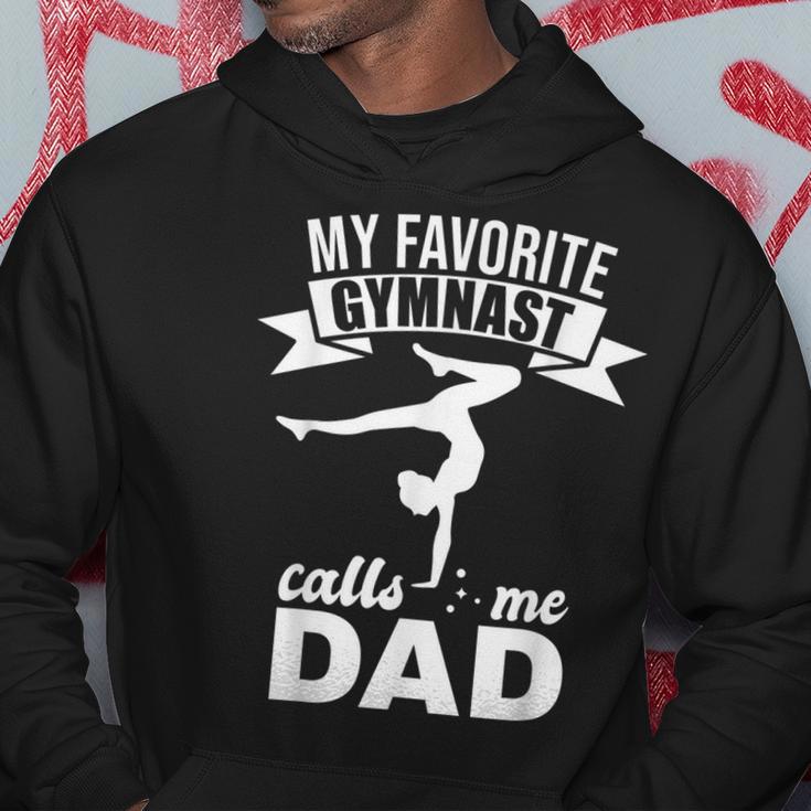 My Favorite Gymnast Calls Me Dad Gymnastic Lover Hoodie Unique Gifts